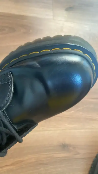 Botines Dr Martens negras de cuero grueso - miniatura 3