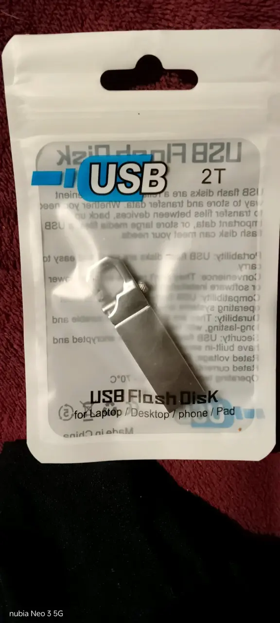 Pendrive USB 2TB metálico