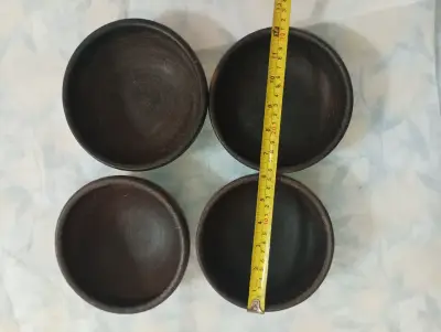 4 pailas de greda chilenos (15 cm) - miniatura 4