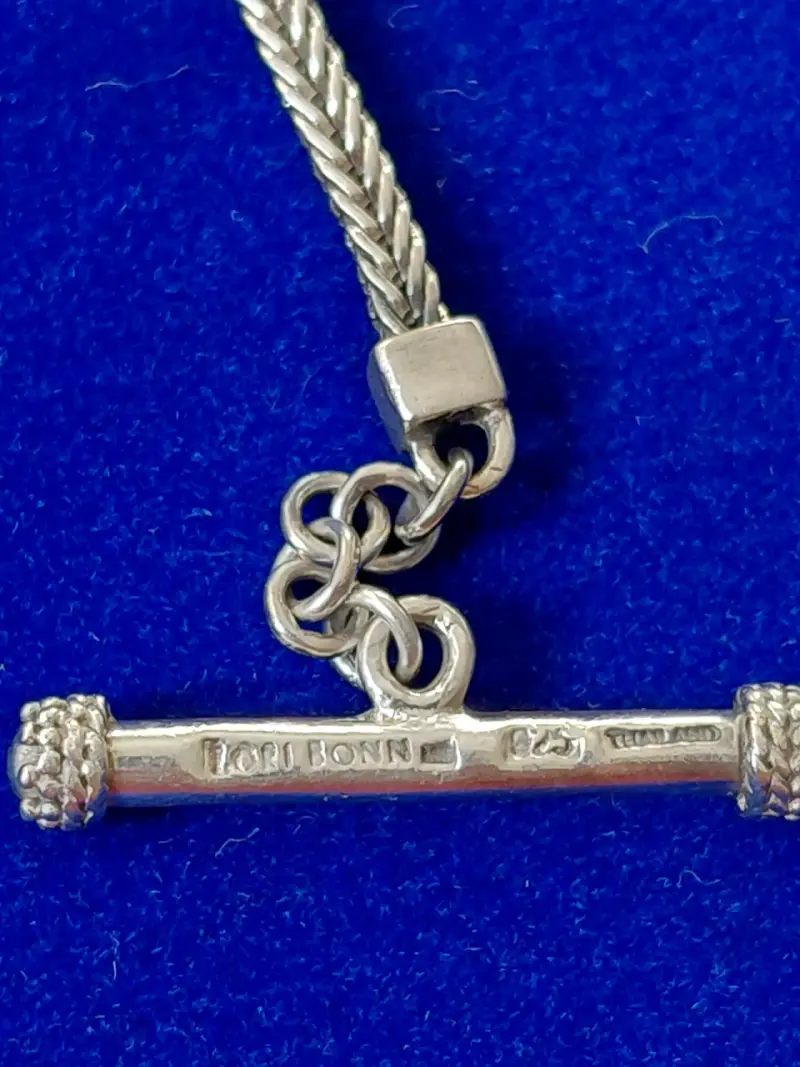 Pulsera de plata estilo vintage - 1