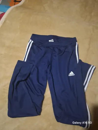 Pantalón deportivo azul Adidas - miniatura 1