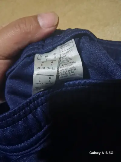 Pantalón deportivo azul Adidas - miniatura 2