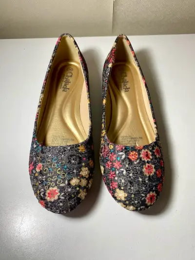 Zapatos planos florales - miniatura 2