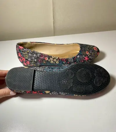 Zapatos planos florales - miniatura 6