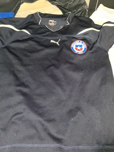 Polera deportiva Kipsta azul y rosa - miniatura 2