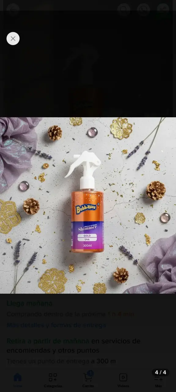 Spray brillo intenso Bubbaluu - 1