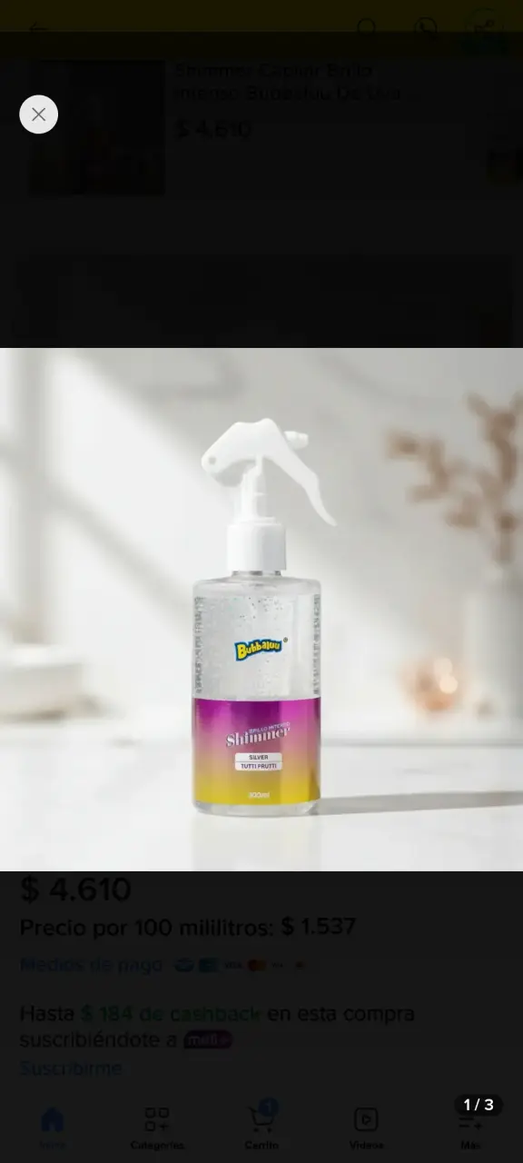 Spray brillo intenso Bubbaluu - 2