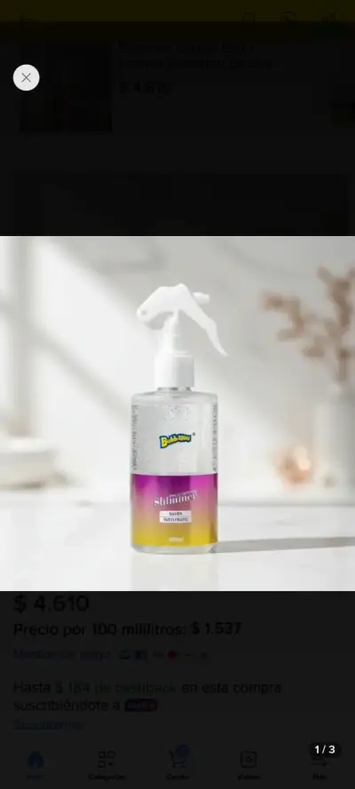 Spray brillo intenso Bubbaluu - miniatura 2