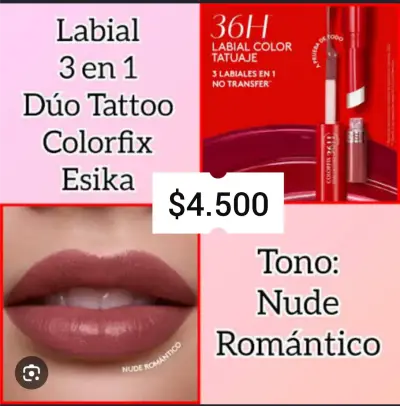 Labial Mate 24H Nude Lazos - miniatura 5