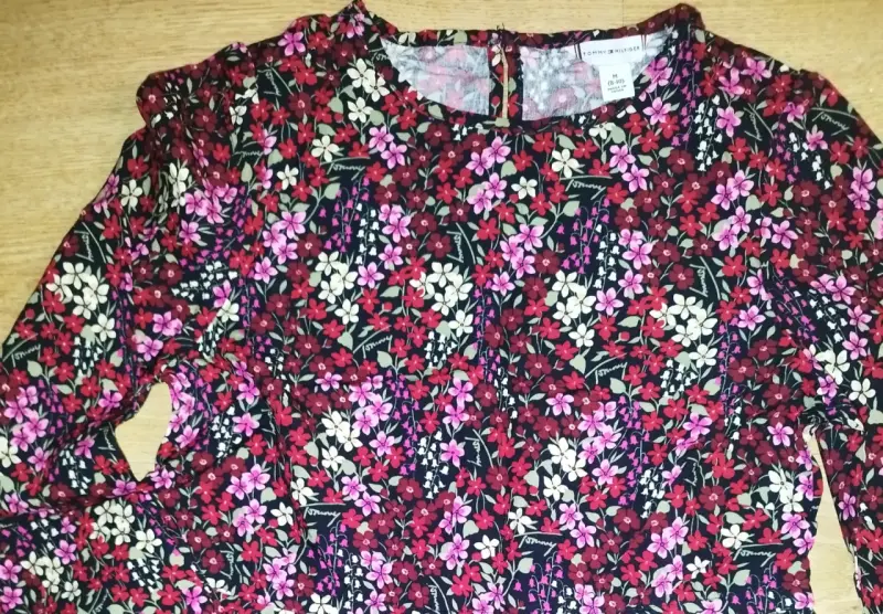Vestido floral de manga larga - 3