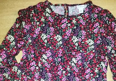 Vestido floral de manga larga - miniatura 3