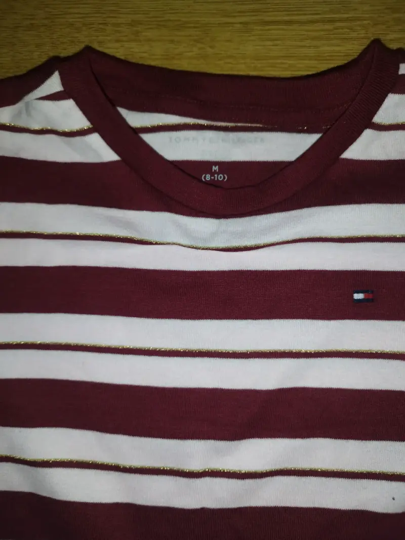 Polera rayada con vuelos - 2
