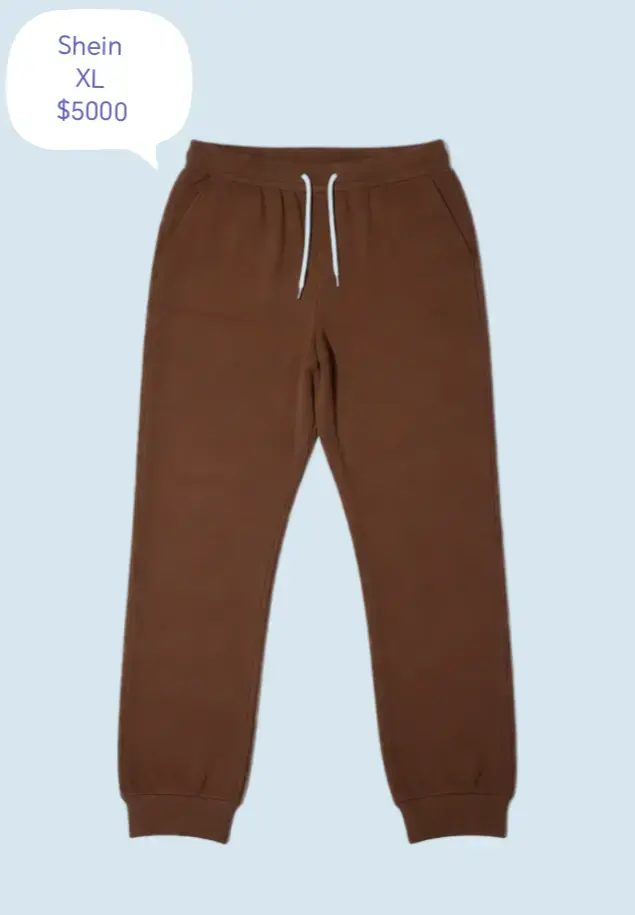 Pantalones deportivos marrones