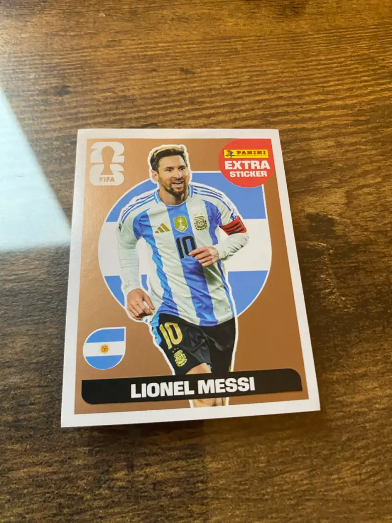 Lámina extra Panini Lionel Messi - 3