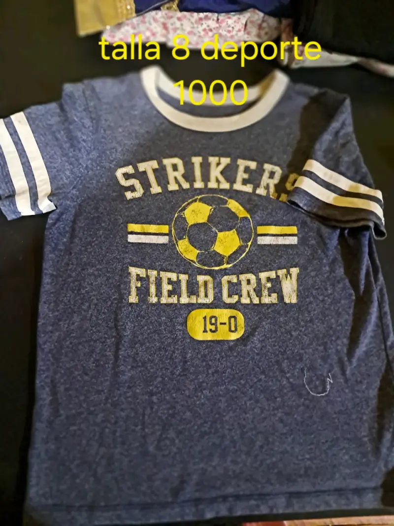 Polera deportiva Strikers azul - 1