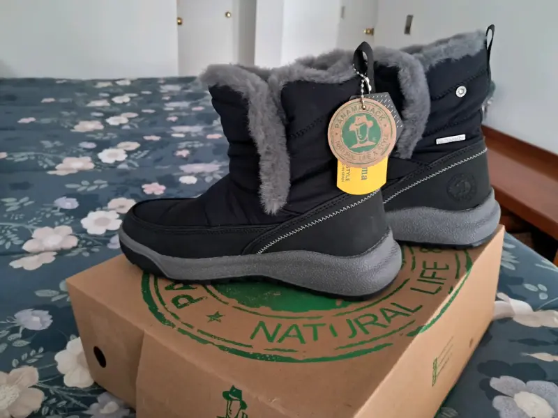 Botas negras con forro de felpa - 2