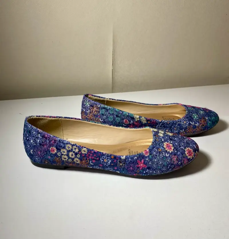 Zapatos planos estampado floral - 6