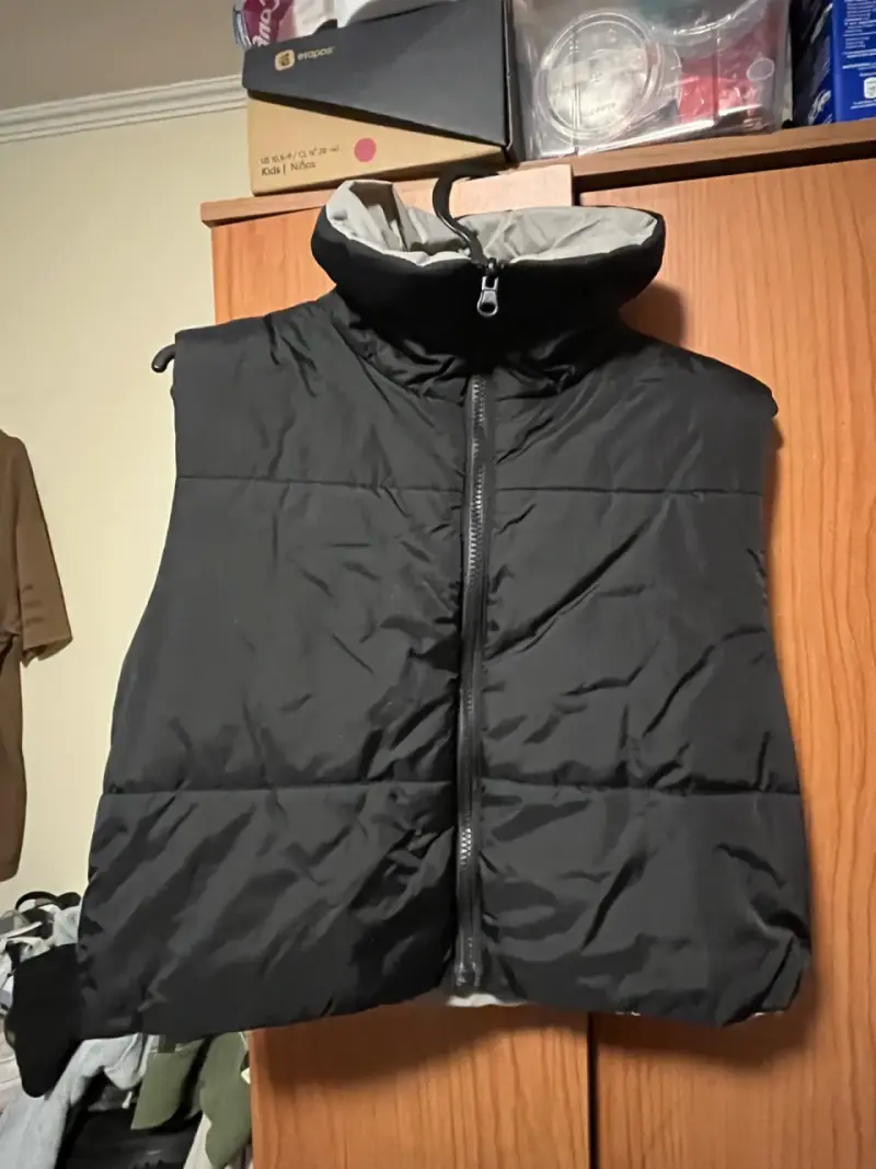Chaqueta puffer negra - 2