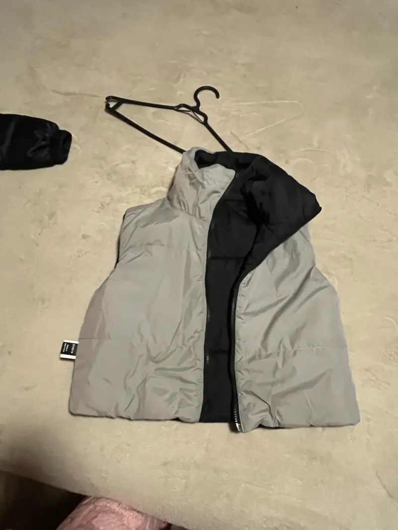 Chaqueta puffer negra - 3