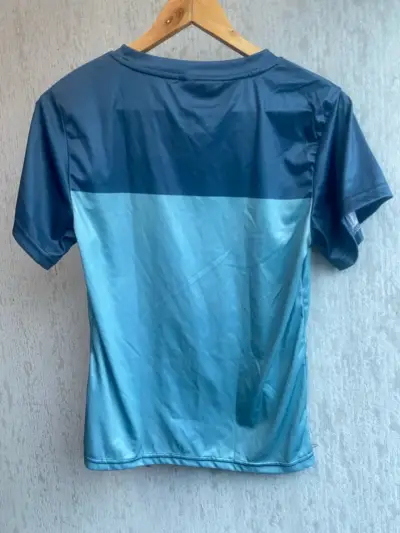 Polera deportiva FOX verde y gris - miniatura 6