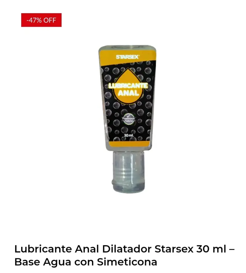 Lubricante anal dilatador 30 ml