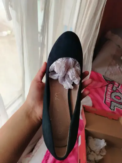 Zapatos de taco azul marino - miniatura 3