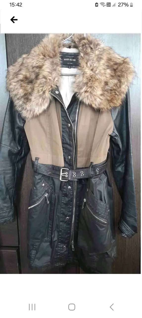 Chaqueta larga casual - 1