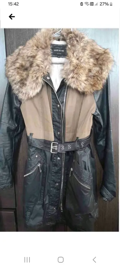 Chaqueta larga casual - miniatura 1