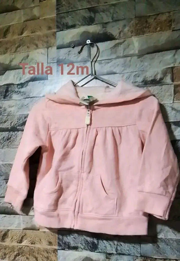 Chaqueta rosa bebé 12 meses