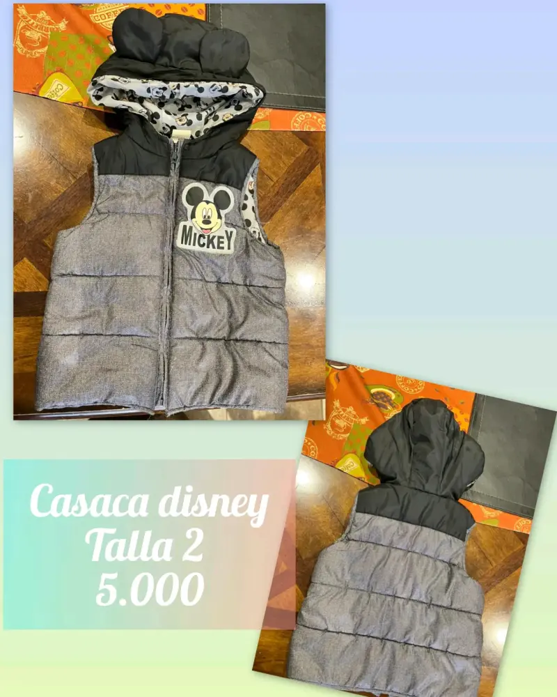 Chaleco Disney con capucha - 1