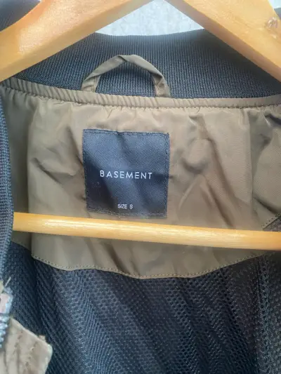 Chaqueta bomber verde Basement - miniatura 2