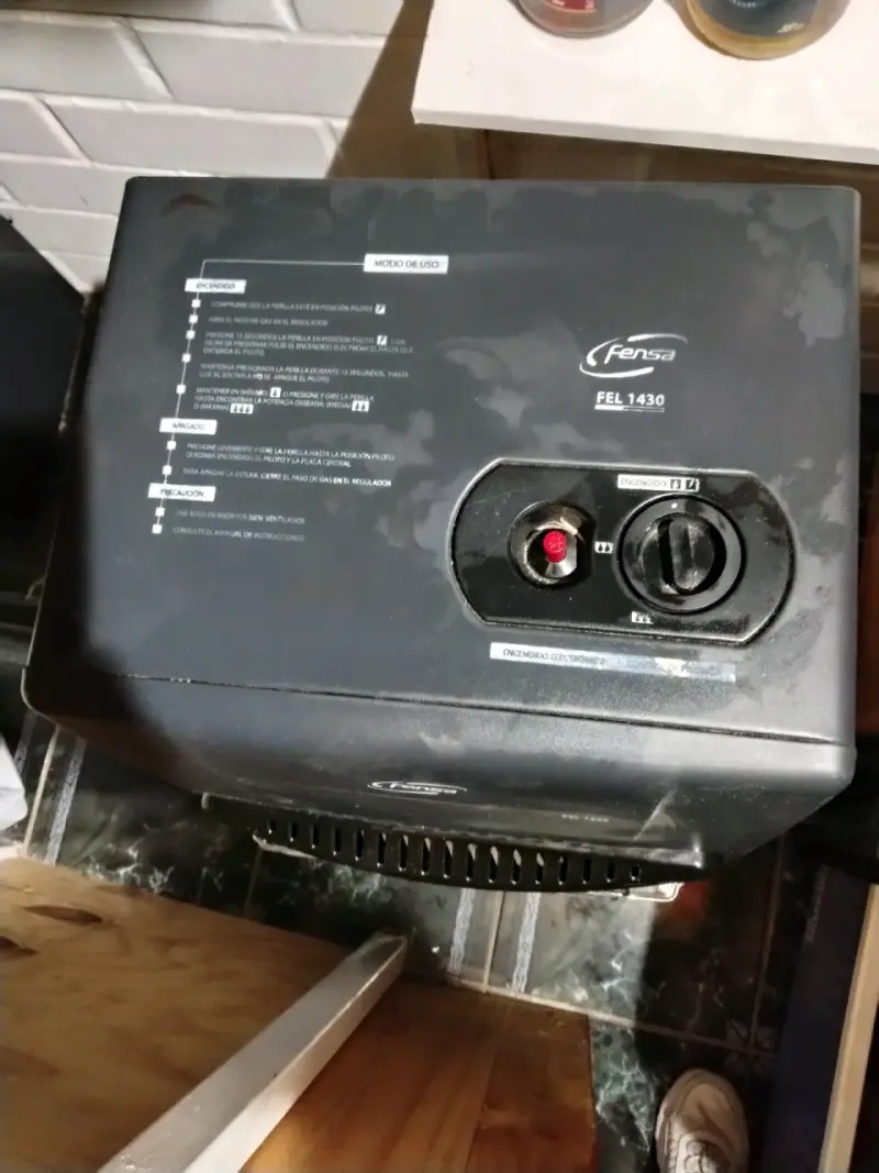 Calefactor a gas portátil - 5