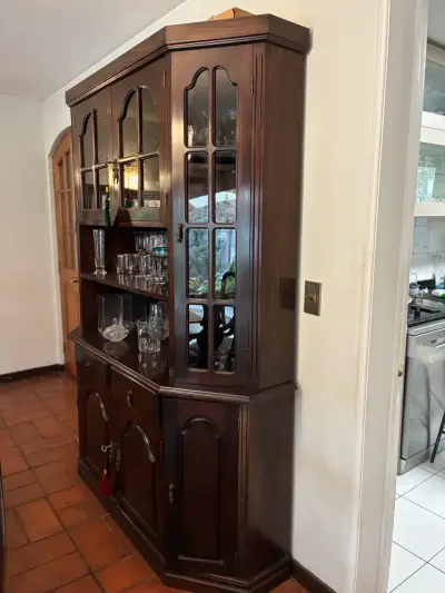 Sillas vintage de madera y terciopelo - miniatura 4