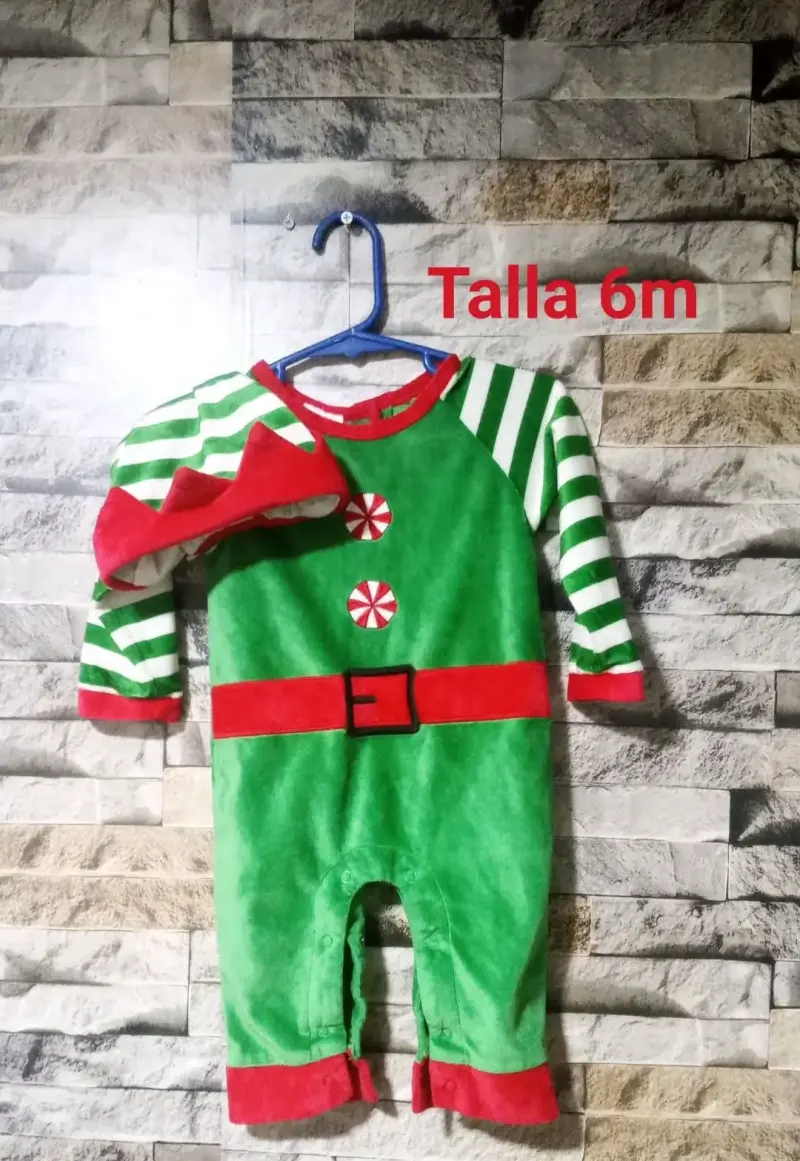 Disfraz navideño de bebé
