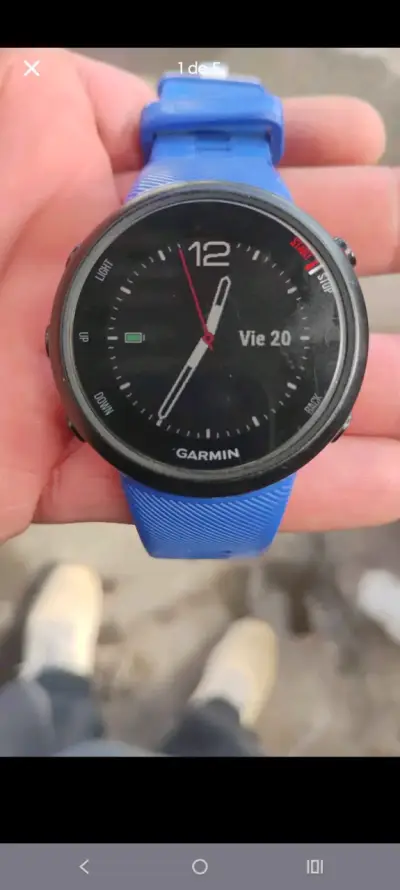 Reloj inteligente Garmin azul - miniatura 3