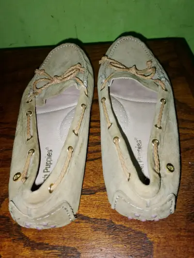 Mocasines beige Hush Puppies - miniatura 2