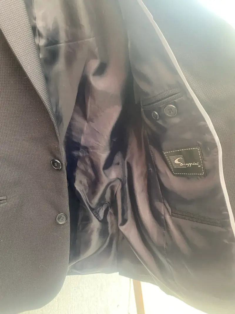 Blazer negro elegante Scappini - 5