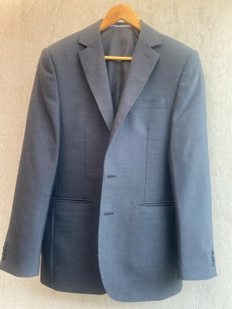 Blazer gris azulado oscuro elegante - 1