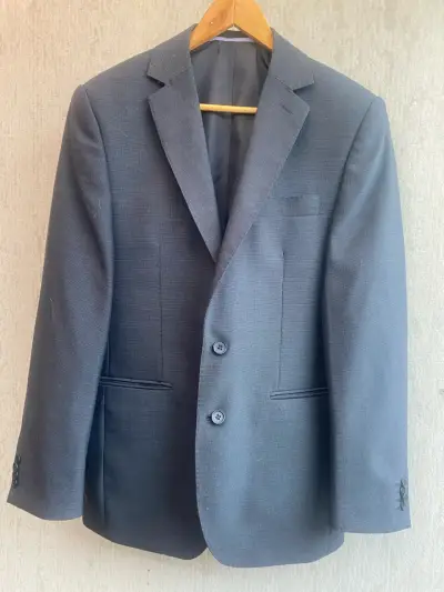 Blazer gris azulado oscuro elegante - miniatura 2