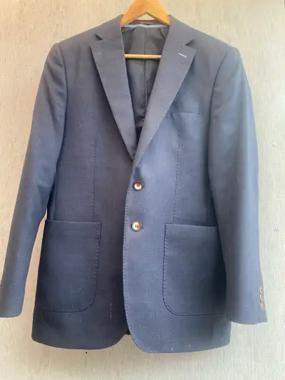 Blazer azul marino elegante Scappini - miniatura 1