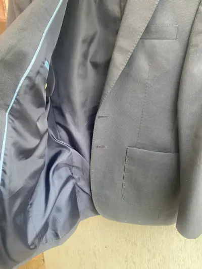 Blazer azul marino elegante Scappini - miniatura 4