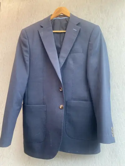 Blazer azul marino elegante Scappini - miniatura 5