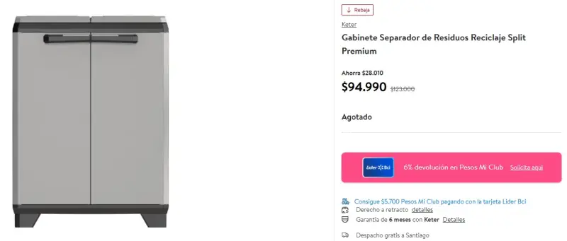 Armario de almacenamiento de plástico - 4