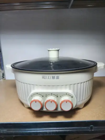 Olla eléctrica eléctrica 3 compartimientos - miniatura 1