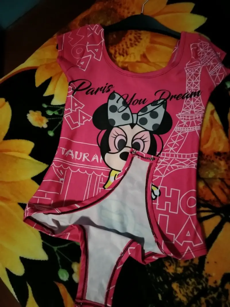 Body rosa estampado Minnie - 2