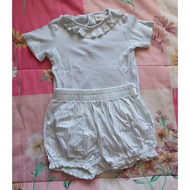 Conjunto bebé algodón blanco
