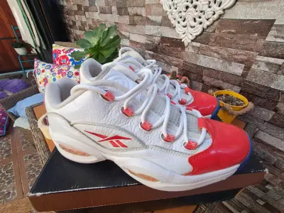 Zapatillas Reebok blancas y naranja - miniatura 1