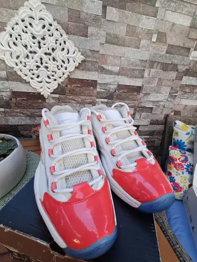 Zapatillas Reebok blancas y naranja - miniatura 4