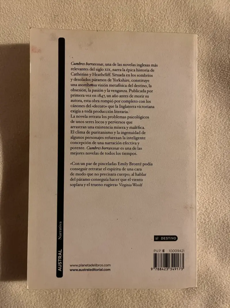 Cumbres Borrascosas de Emily Brontë - 2