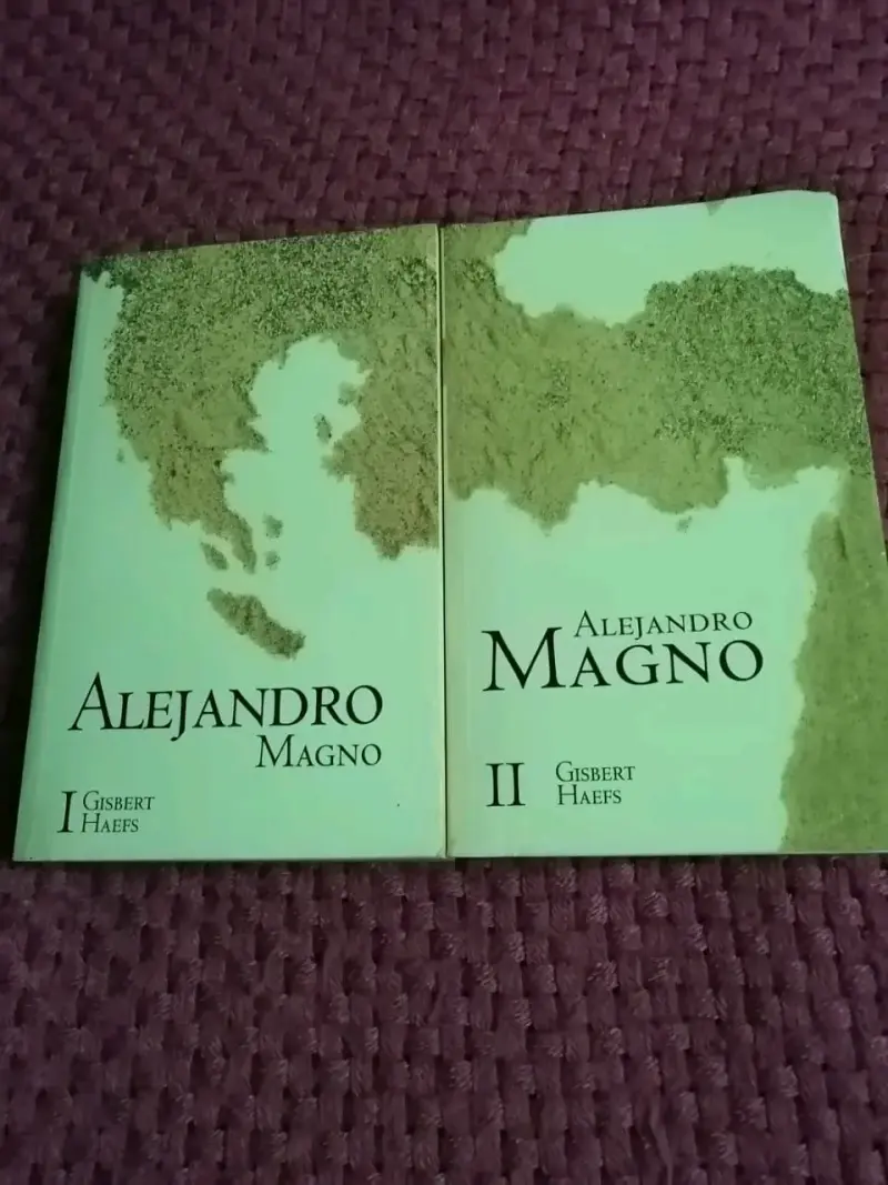Libros Alejandro Magno volúmenes 1 y 2